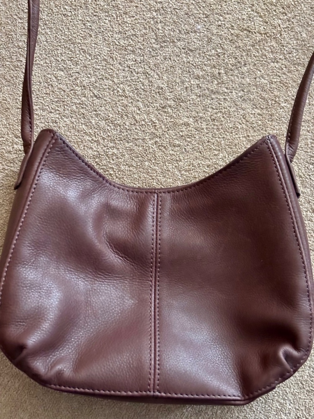 Brown Fossil leather cross body handbag - Picture 2 of 4